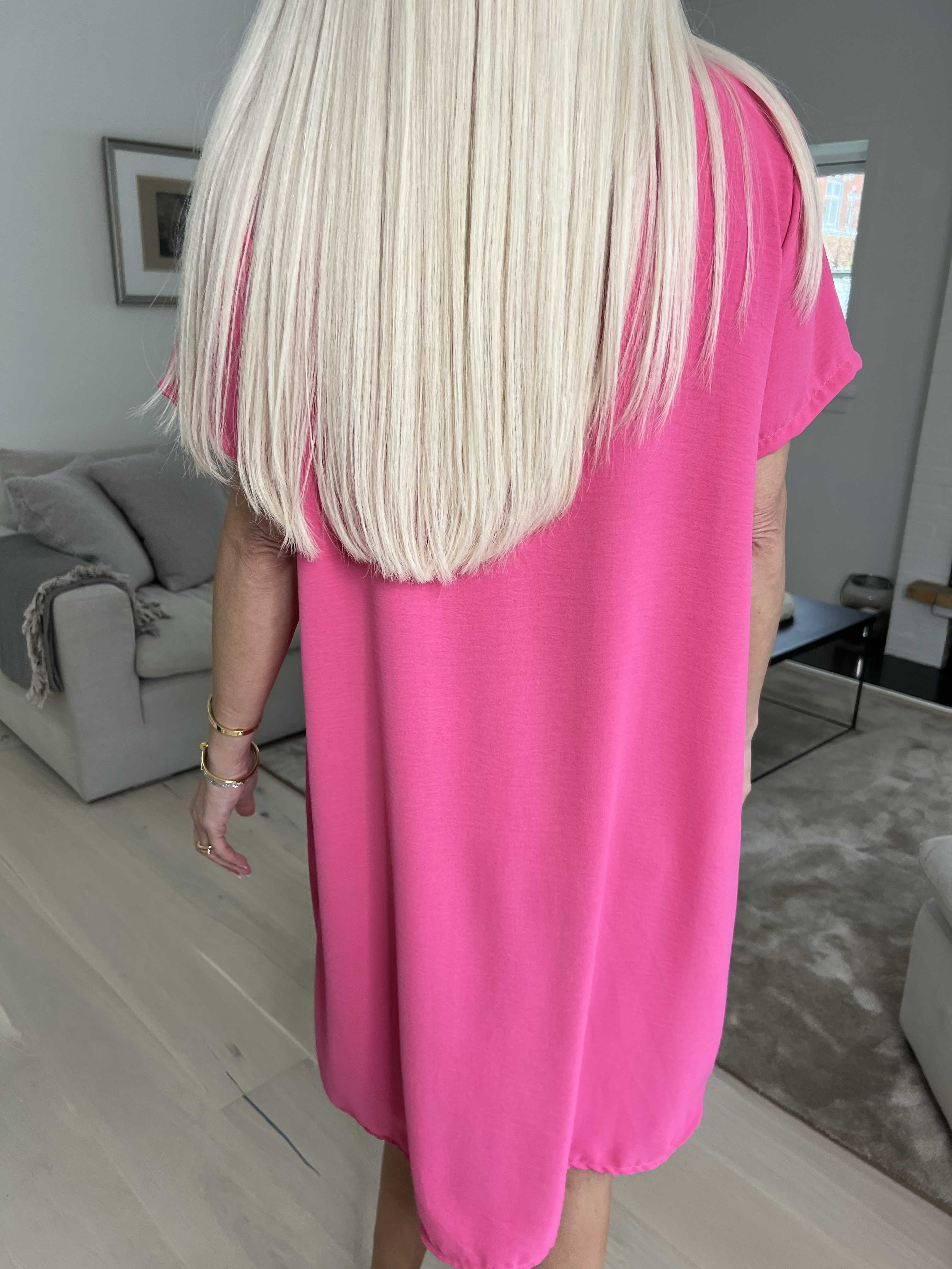 Eldina - Lätt enfärgad tunikaklänning